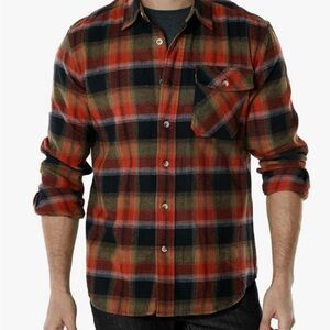 CQR Men's Plaid Flannel Shirt large